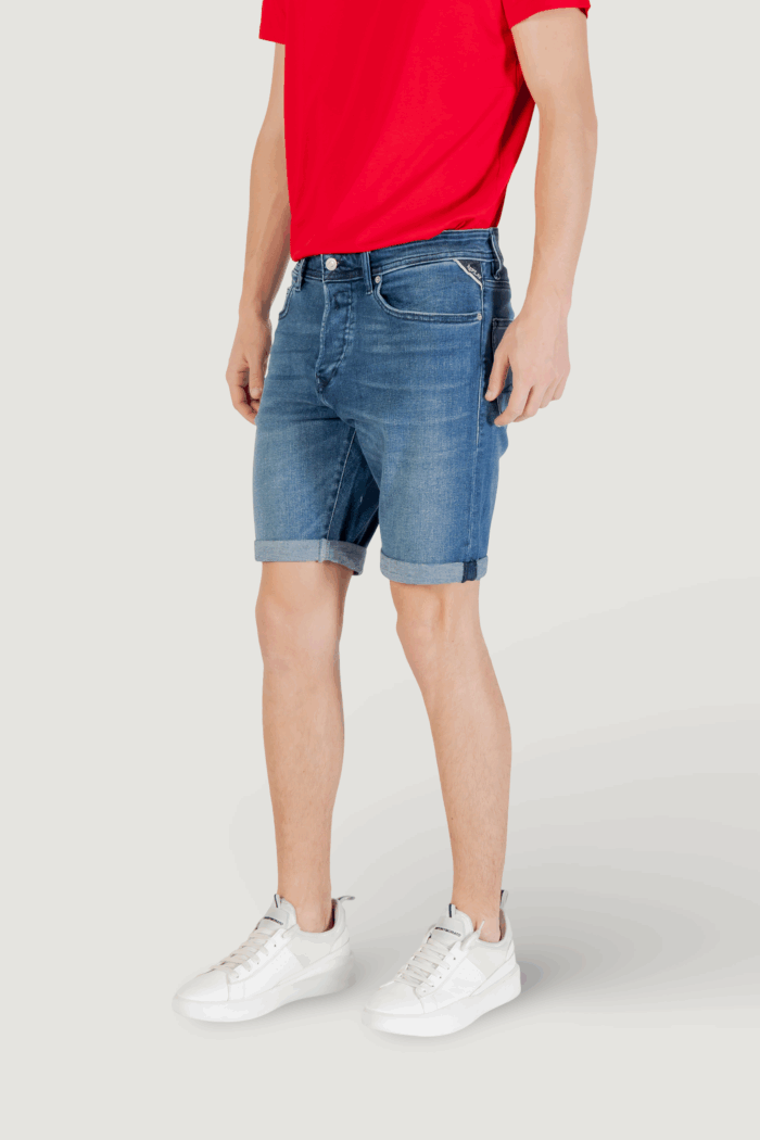 Bermuda Replay  Blue Denim