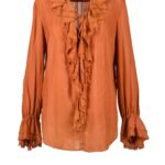 Blusa manica corta Dondup Ruggine - Foto 1