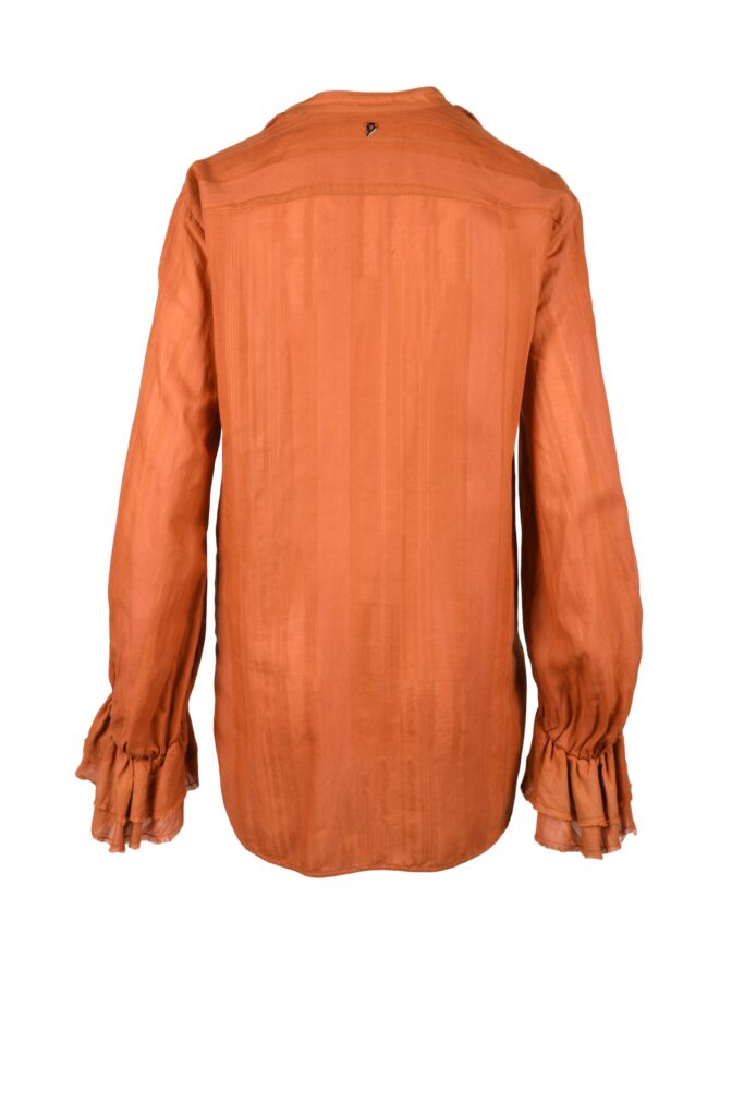 Blusa manica corta Dondup  Ruggine