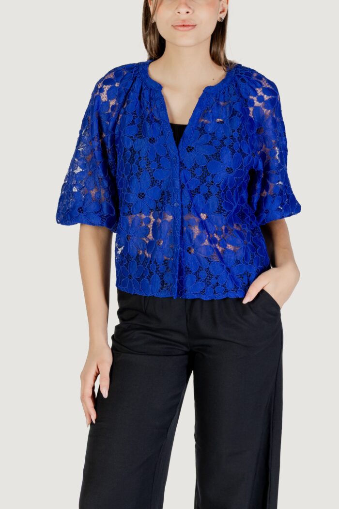 Bluse manica lunga Desigual blus_musas Blu