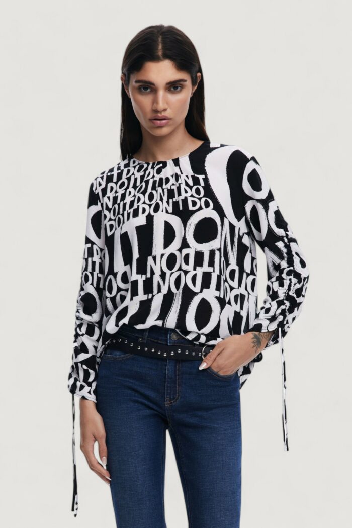 Bluse manica lunga Desigual blus_dione Nero