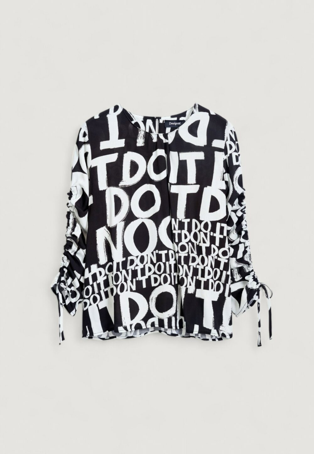 Bluse manica lunga Desigual blus_dione Nero - Foto 4