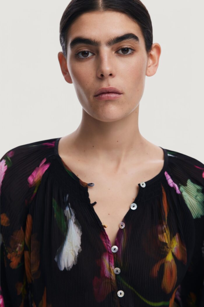Bluse manica lunga Desigual blus_momo Nero