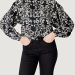 Bluse manica lunga ICHI ihgocina sh Nero - Foto 1