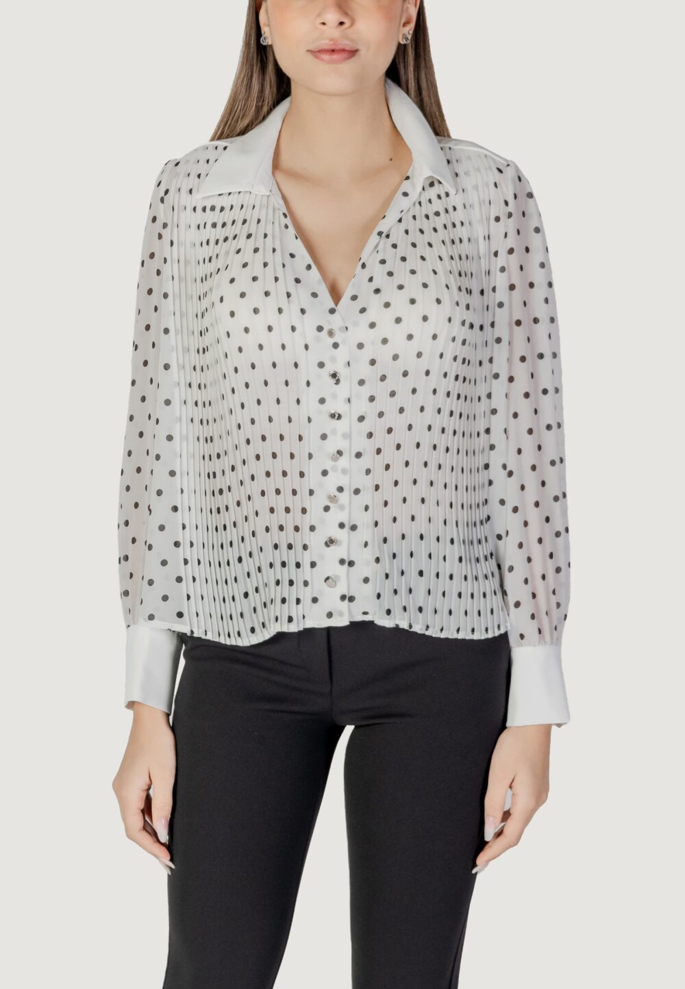 Bluse manica lunga Morgan De Toi Bianco - Foto 1