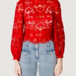 Bluse manica lunga Morgan De Toi Rosso - Foto 1