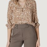 Bluse manica lunga Street One buttoned tunic blouse w collar Beige - Foto 1
