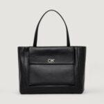 Borsa Calvin Klein ck medium shopper w/pocket Nero - Foto 1
