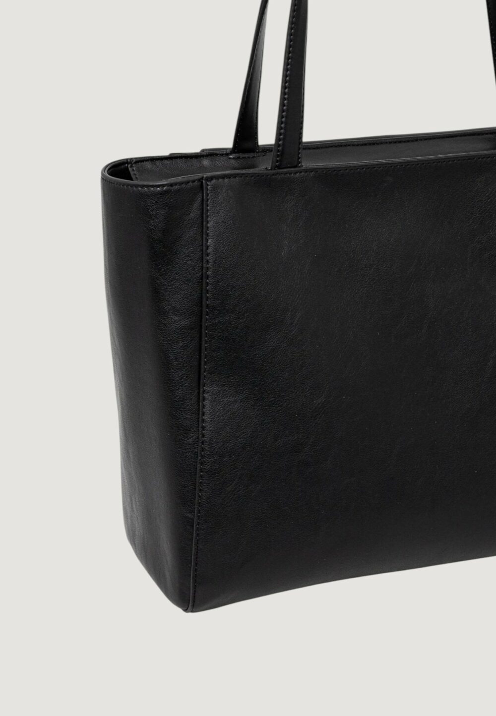 Borsa Calvin Klein ck medium shopper w/pocket Nero - Foto 3