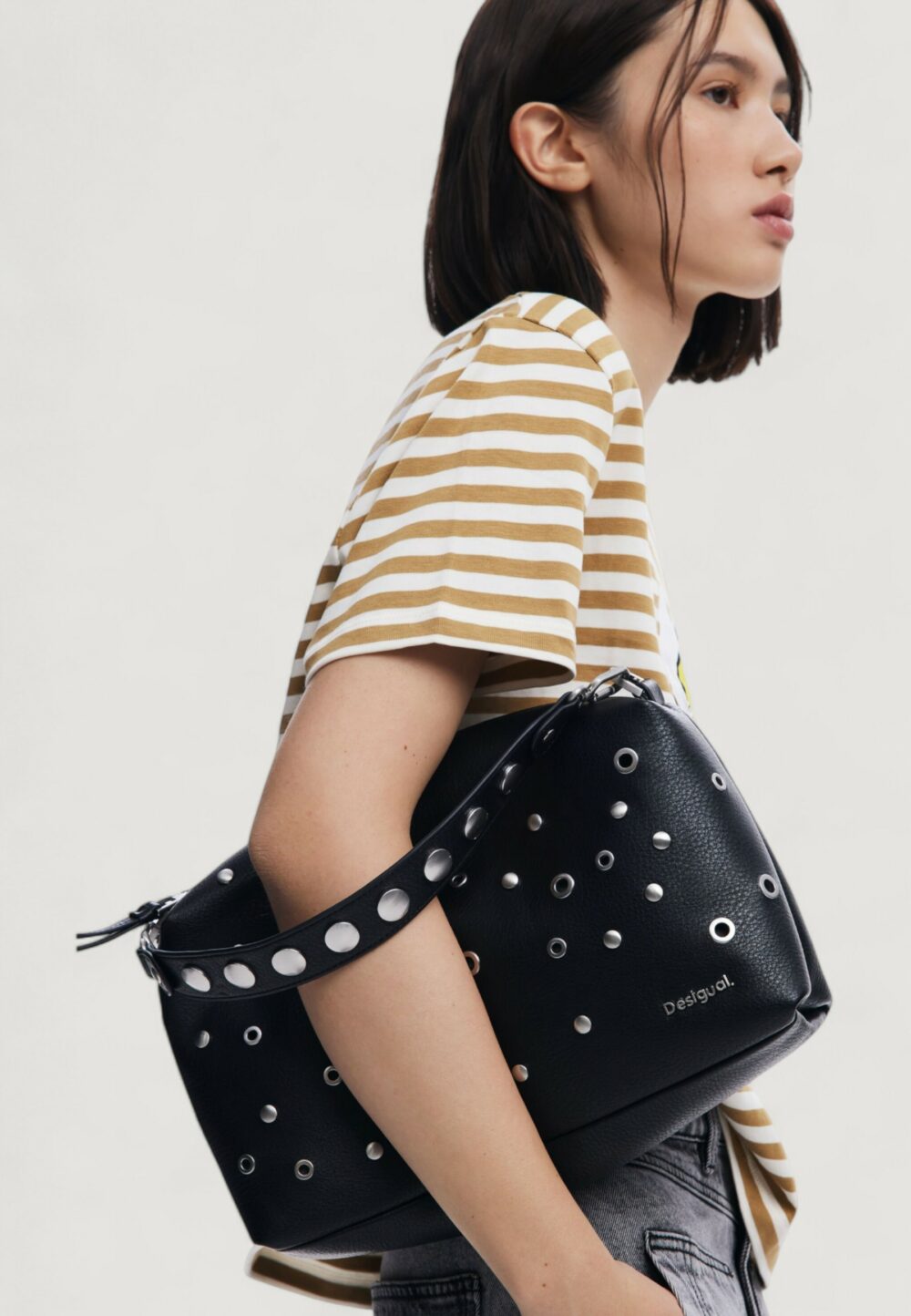 Borsa Desigual bag_rebel bergamo black Nero - Foto 3