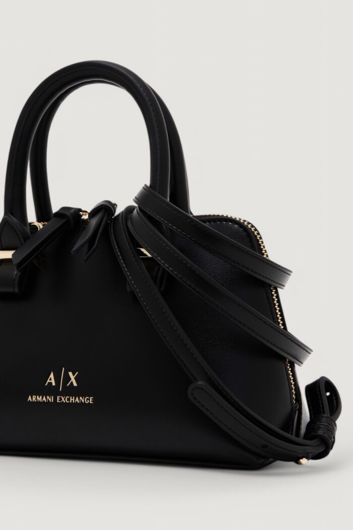 Borsa Armani Exchange shopping Nero