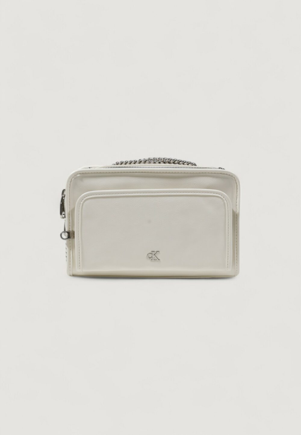Borsa Calvin Klein utility dbl zip camera Bianco - Foto 1