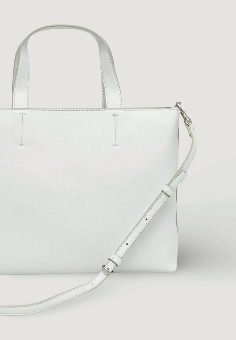 Borsa Calvin Klein Jeans sculpted mini ew tote Grigio Chiaro - Foto 4