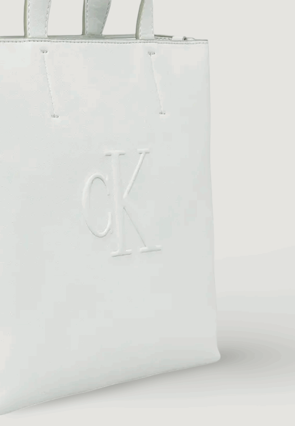 Borsa Calvin Klein Jeans sculpted mini ew tote Grigio Chiaro - Foto 2