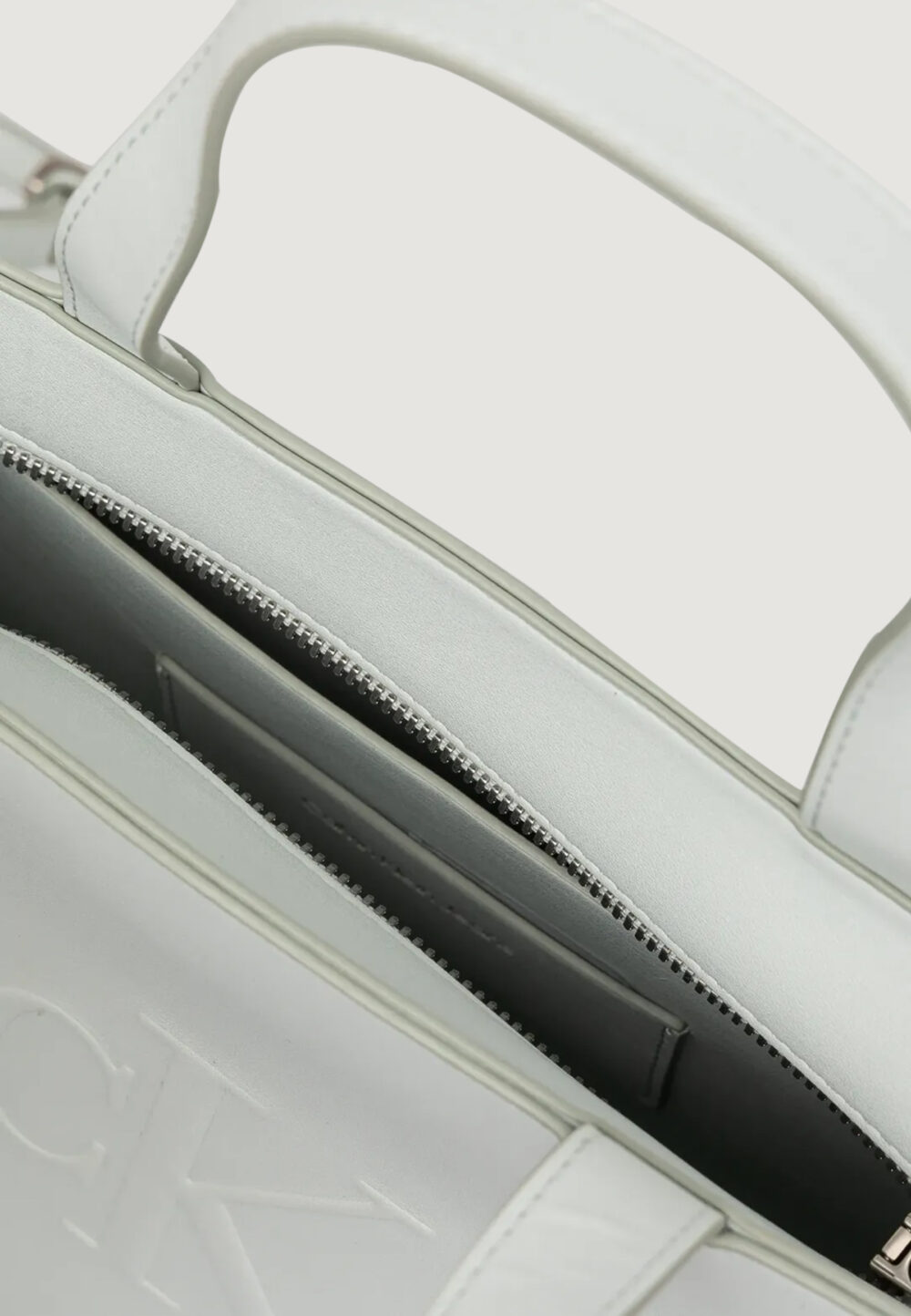 Borsa Calvin Klein Jeans sculpted mini ew tote Grigio Chiaro - Foto 5