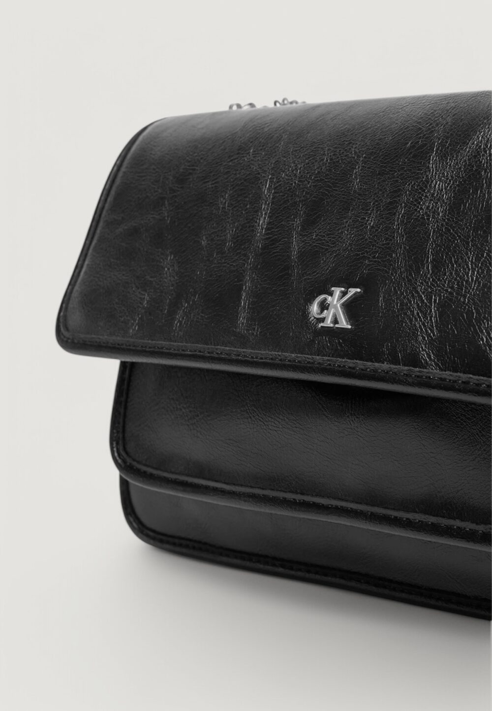 Borsa Calvin Klein Jeans chain ew flap conv chain Nero - Foto 2