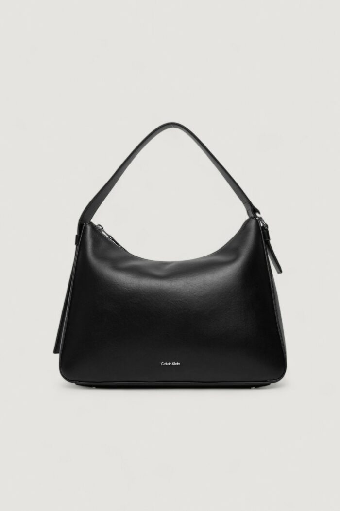 Borsa Calvin Klein ck sense medium shoulder Nero
