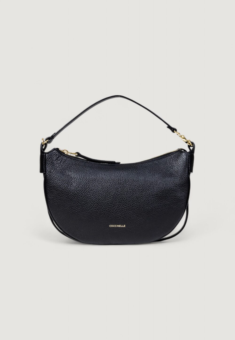 Borsa Coccinelle handbag grained leather noir Nero - Foto 2