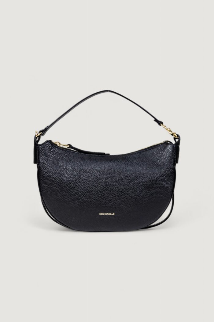 Borsa Coccinelle handbag grained leather noir Nero