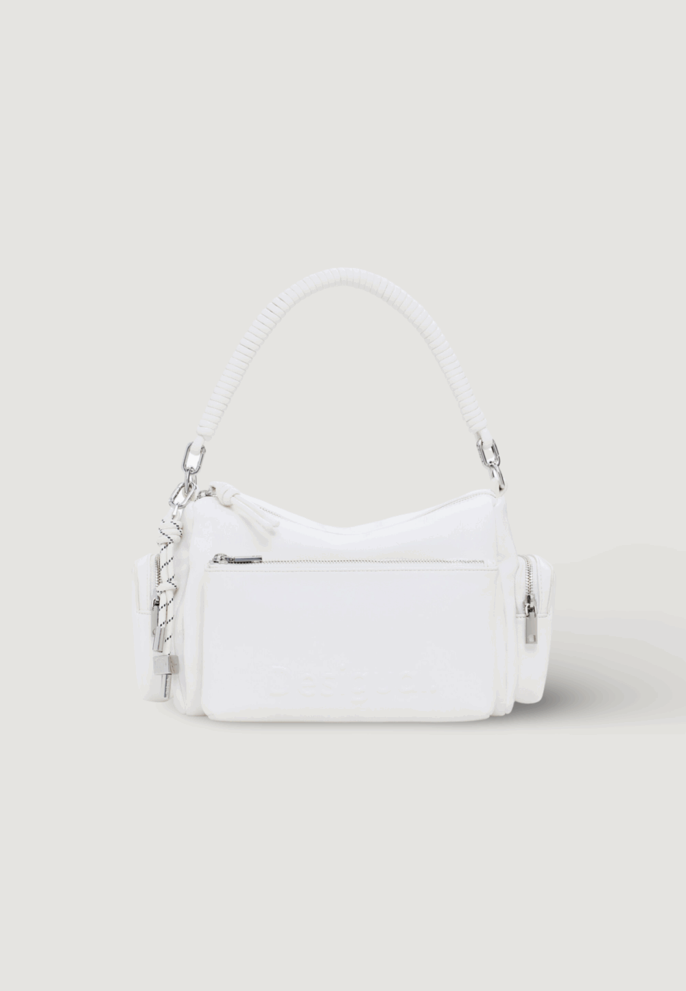 Borsa Desigual bag_half habana ecru Bianco - Foto 1