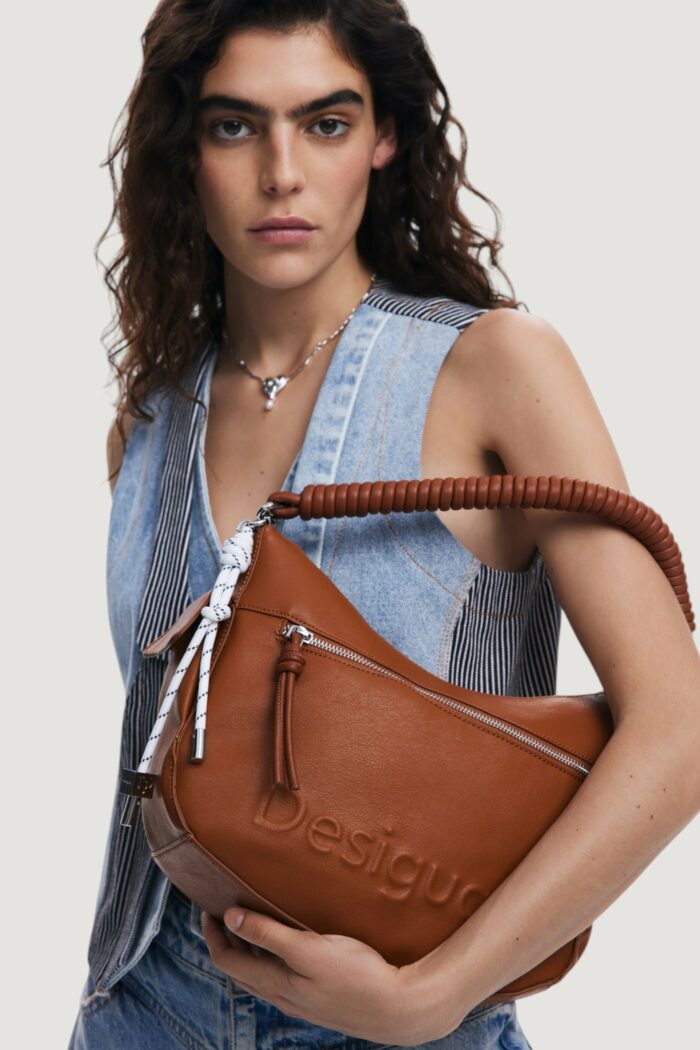 Borsa Desigual bag half astana camel Cuoio