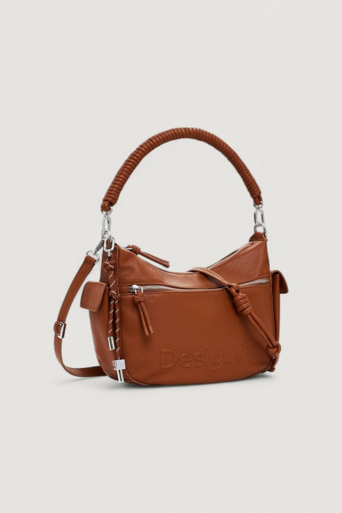 Borsa Desigual bag half astana camel Cuoio
