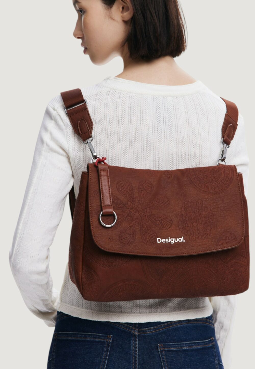 Borsa Desigual bag dejavu posadas Marrone - Foto 1