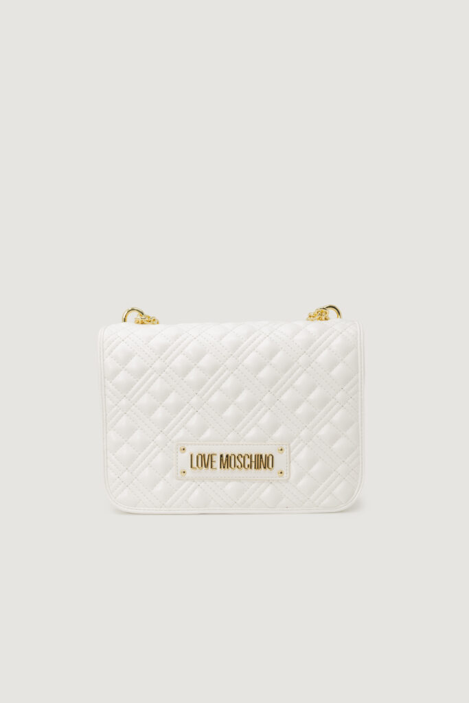 Borsa Love Moschino quilted Bianco