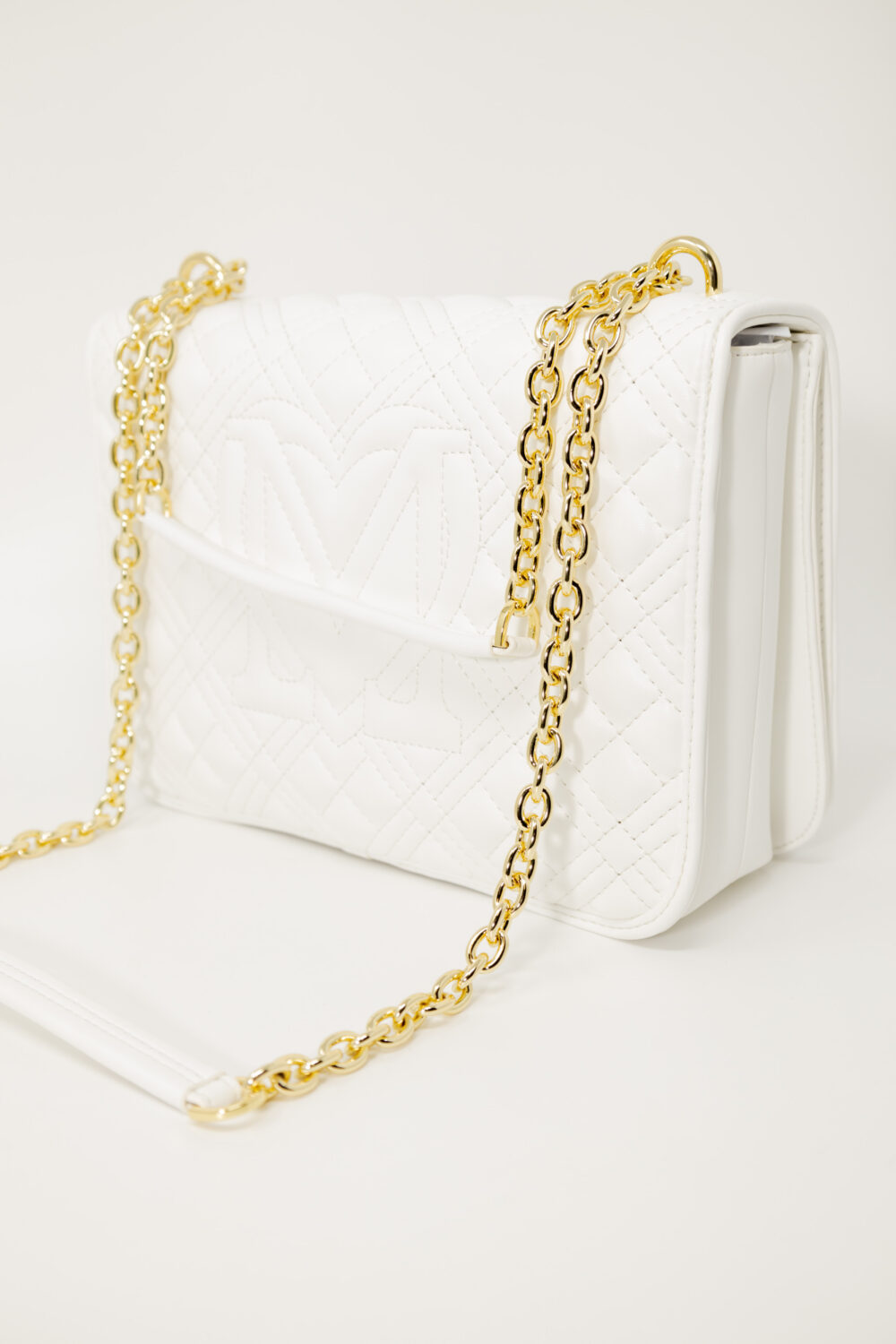 Borsa Love Moschino quilted Bianco - Foto 3