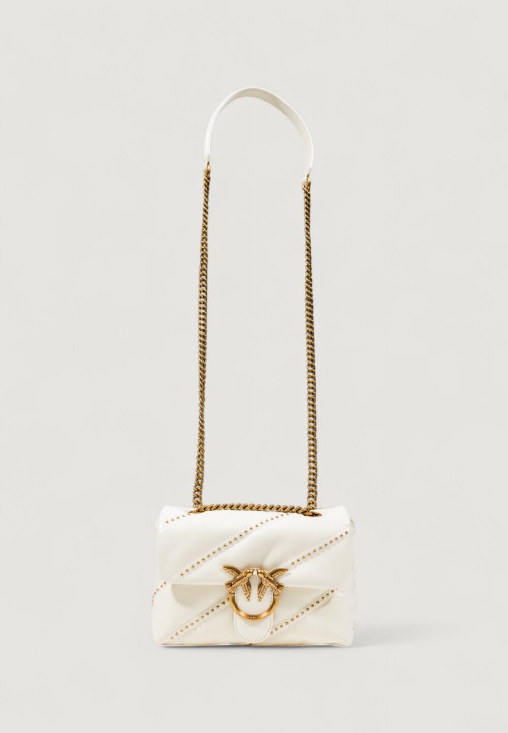 Borsa Pinko love puff mini cl Bianco - Foto 1