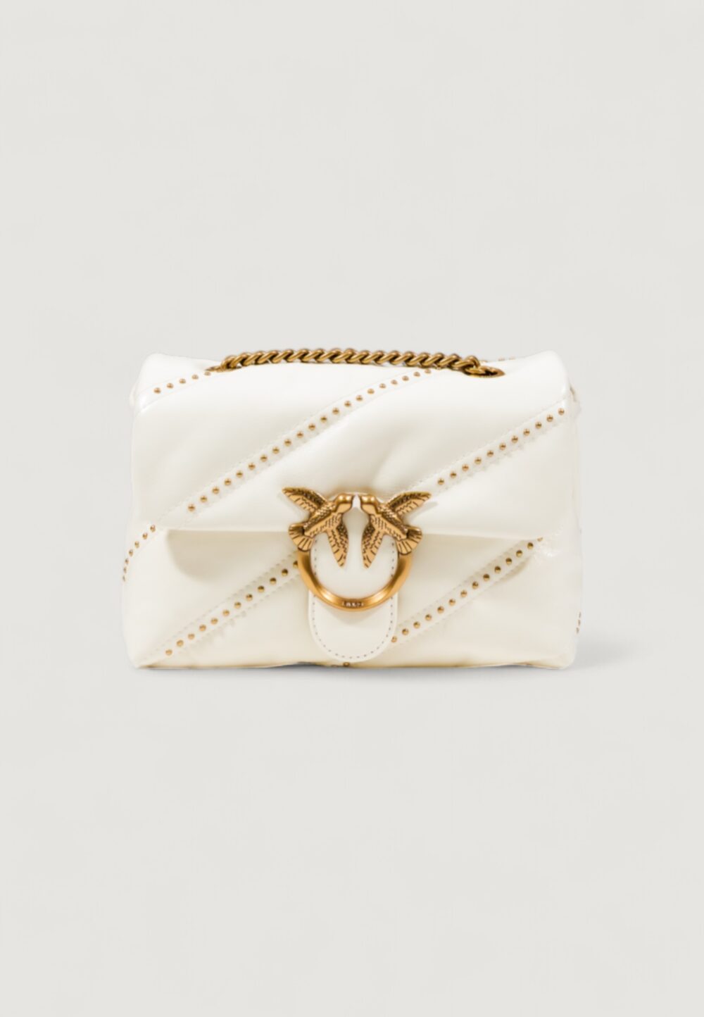 Borsa Pinko love puff mini cl Bianco - Foto 2