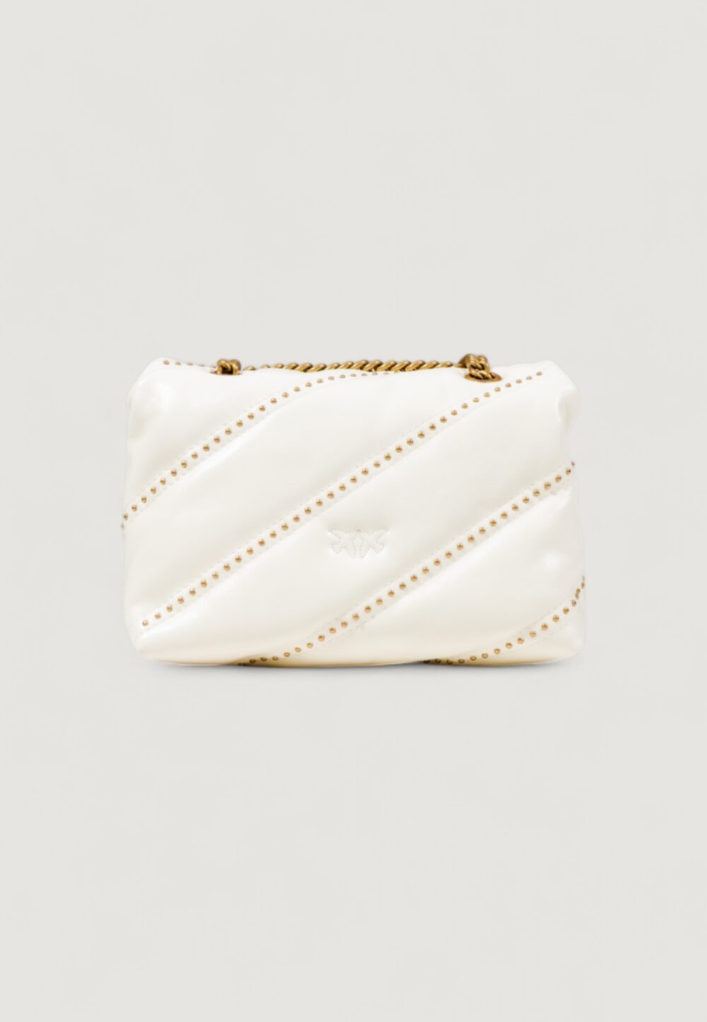 Borsa Pinko love puff mini cl Bianco - Foto 5