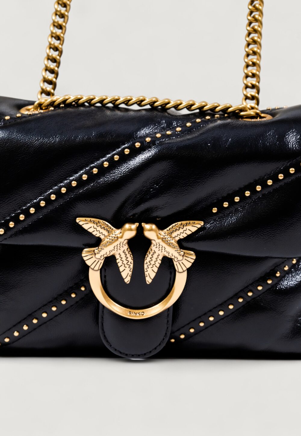 Borsa Pinko love puff mini cl Nero - Foto 3