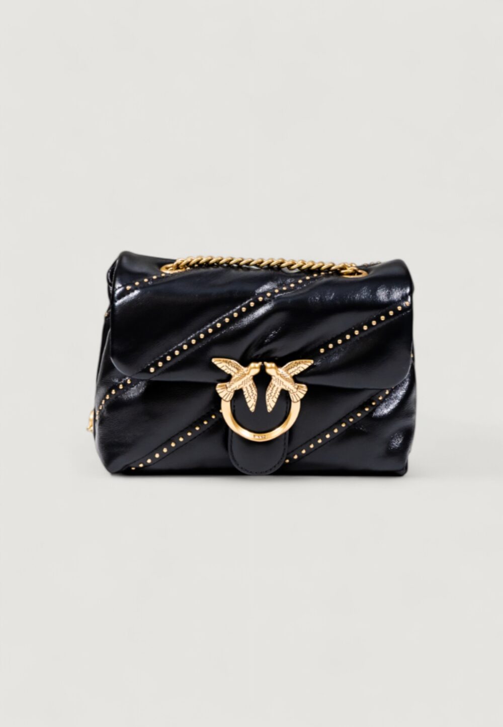 Borsa Pinko love puff mini cl Nero - Foto 2