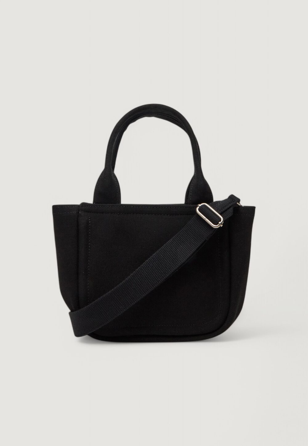 Borsa Calvin Klein summer canvas mini tote Nero - Foto 4