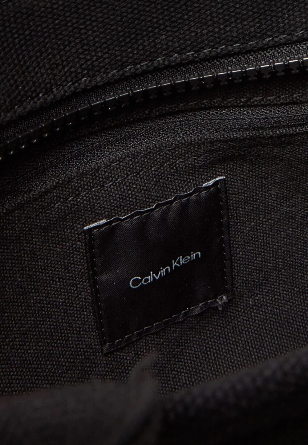 Borsa Calvin Klein summer canvas mini tote Nero - Foto 5