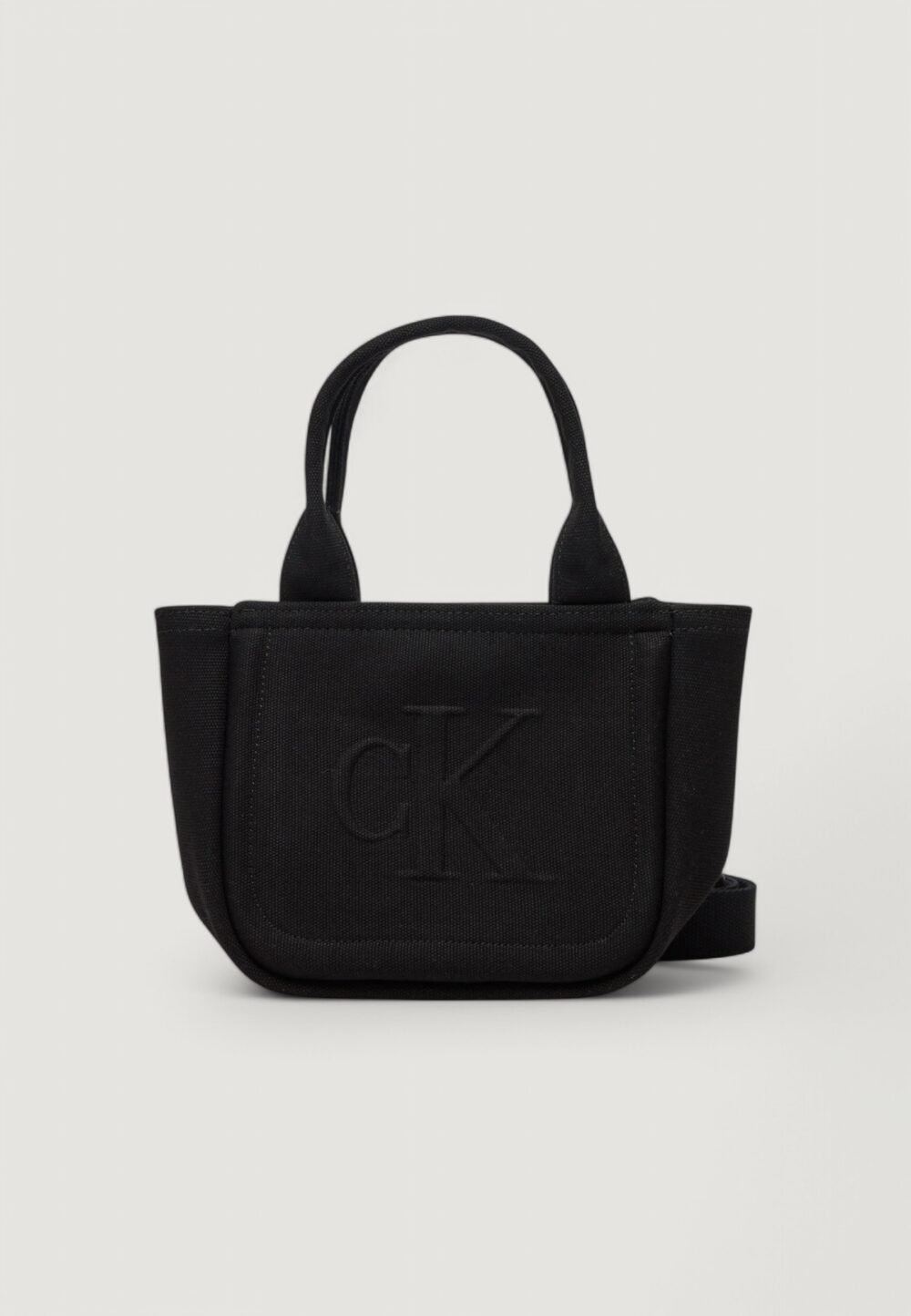 Borsa Calvin Klein summer canvas mini tote Nero - Foto 1