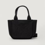 Borsa Calvin Klein summer canvas mini tote Nero - Foto 1