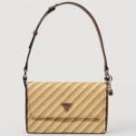 Borsa Guess emelda crossbody Beige scuro - Foto 1