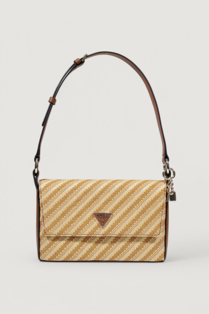 Borsa Guess emelda crossbody Beige scuro
