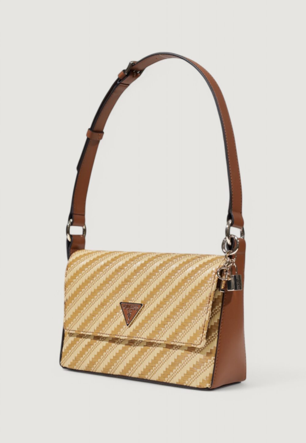 Borsa Guess emelda crossbody Beige scuro - Foto 2