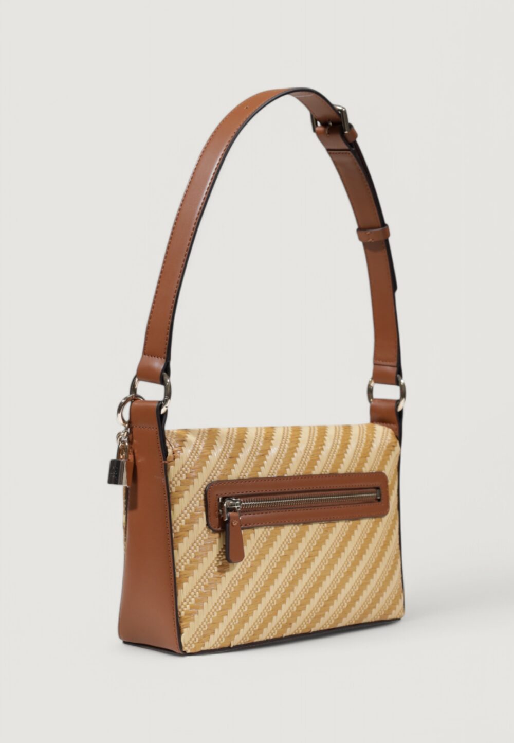 Borsa Guess emelda crossbody Beige scuro - Foto 5