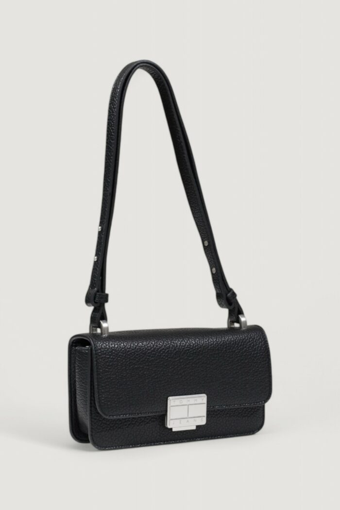 Borsa Tommy Hilfiger Jeans tjw fashionista crossover Nero