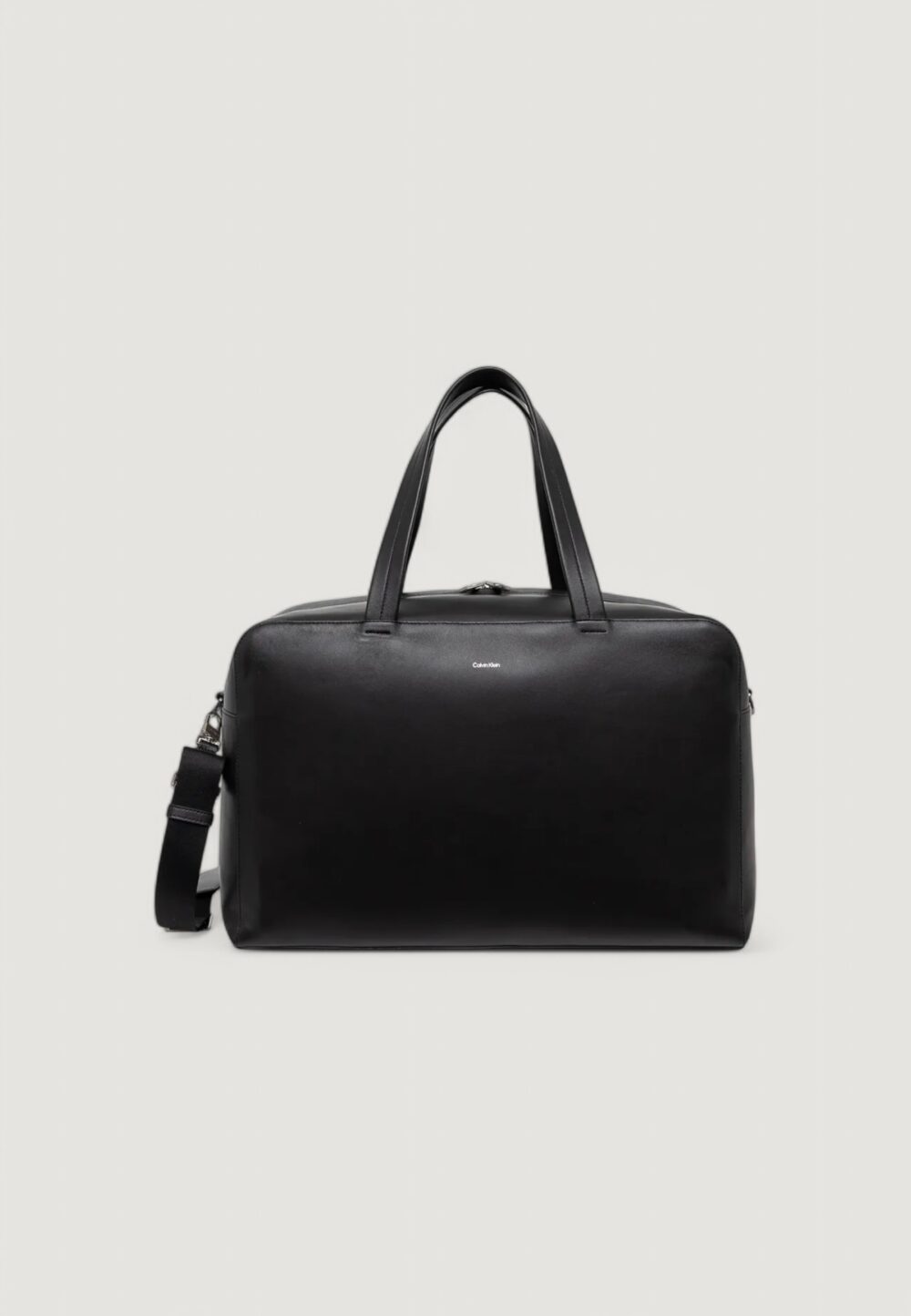 Borsone Calvin Klein ck premium leather weekender Nero - Foto 1