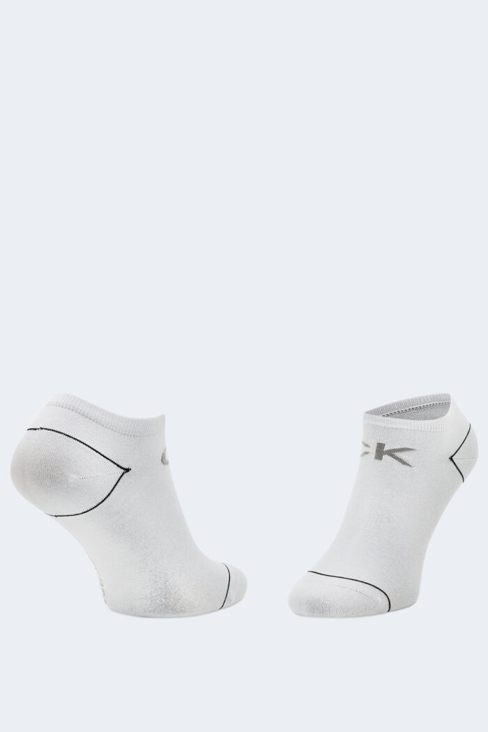 Calzini Calvin Klein sneaker 2p all Bianco