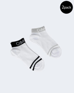 Calzini Calvin Klein quarter 2p logo Bianco - Foto 1