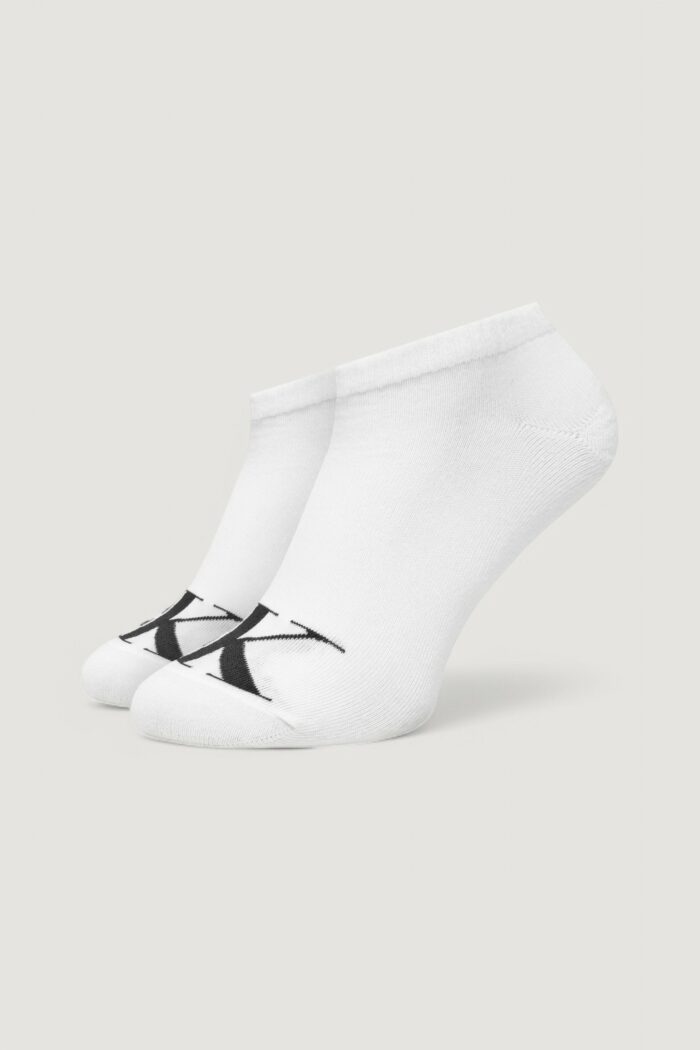 Calzini Calvin Klein Jeans 2p monogram Bianco