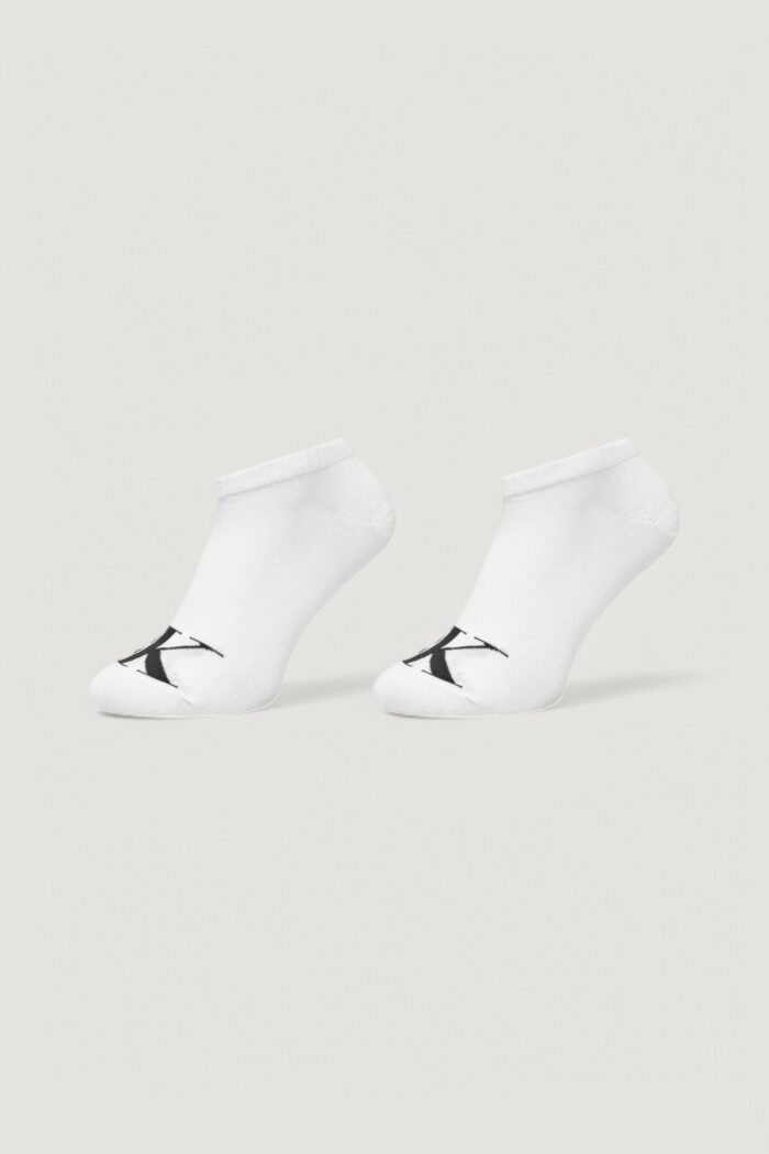 Calzini Calvin Klein Jeans 2p monogram Bianco