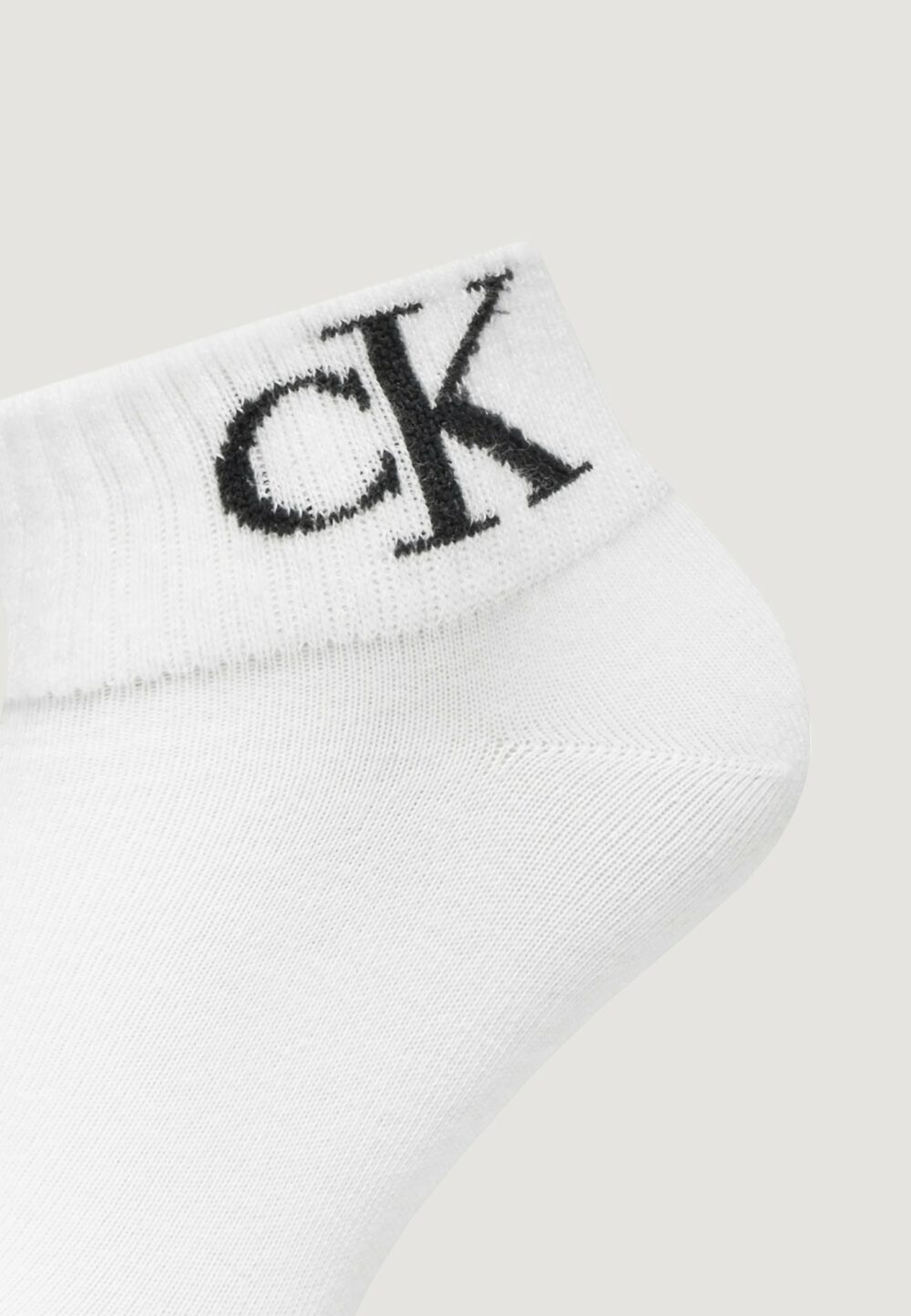 Calzini Calvin Klein Jeans quarter 2p monogram Bianco - Foto 2