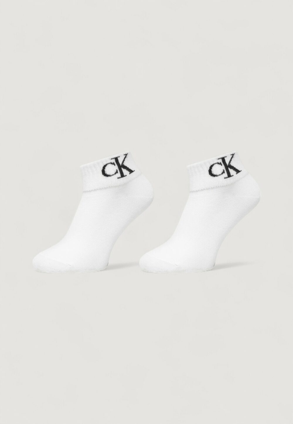 Calzini Calvin Klein Jeans quarter 2p monogram Bianco - Foto 3